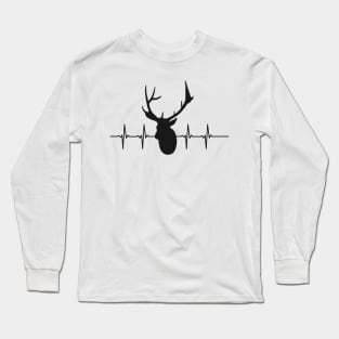 Pulse Deer HeartBeat Long Sleeve T-Shirt